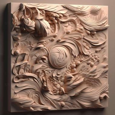 Patterns and decorations stl hues 3 3d model
